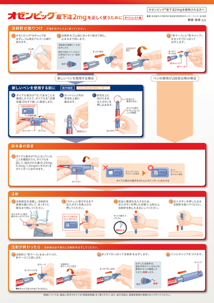 オゼンピックの使い方