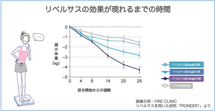 リベルサスの効果が現れるまでの期間