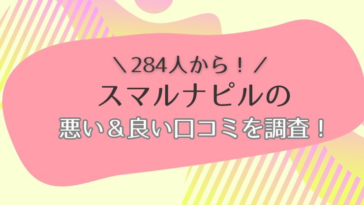 スマルナピル 口コミ