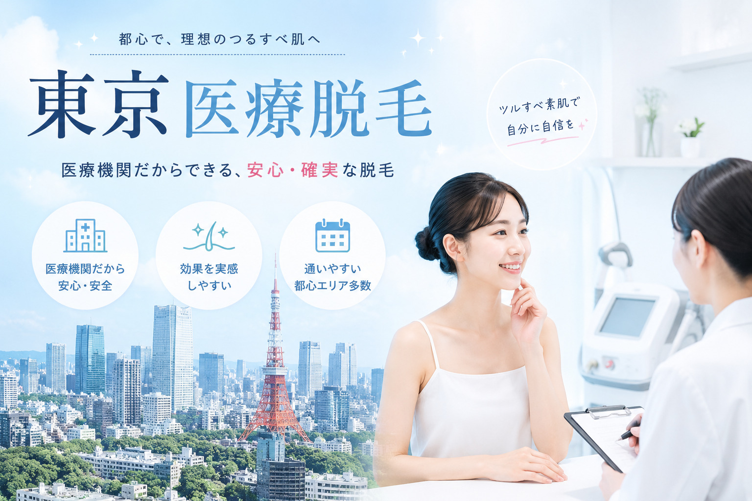 東京の医療脱毛おすすめ13選【2026年最新】都度払い・全身料金を徹底比較